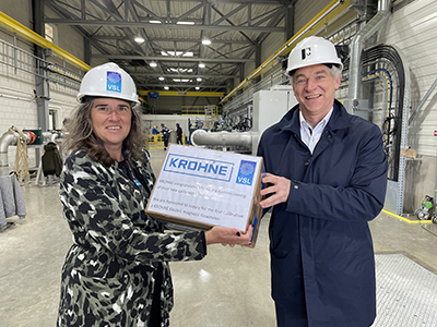 First calibration for the European Center for Flow Measurement - VSL